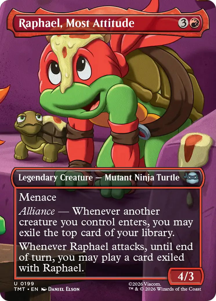 Raphael, Most Attitude (Borderless) [Teenage Mutant Ninja Turtles] | Good Games Morley