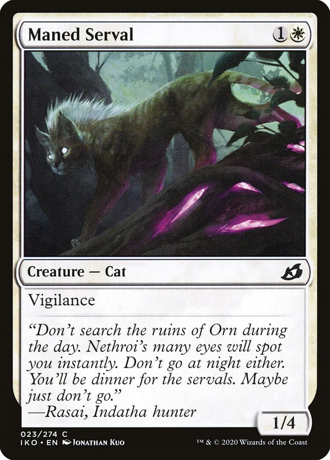Maned Serval [Ikoria: Lair of Behemoths] | Good Games Morley