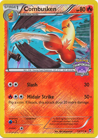 Combusken (13/111) (States Championship Promo) [XY: Furious Fists] | Good Games Morley