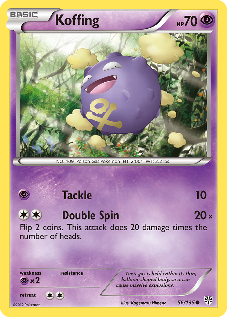 Koffing (56/135) [Black & White: Plasma Storm] | Good Games Morley