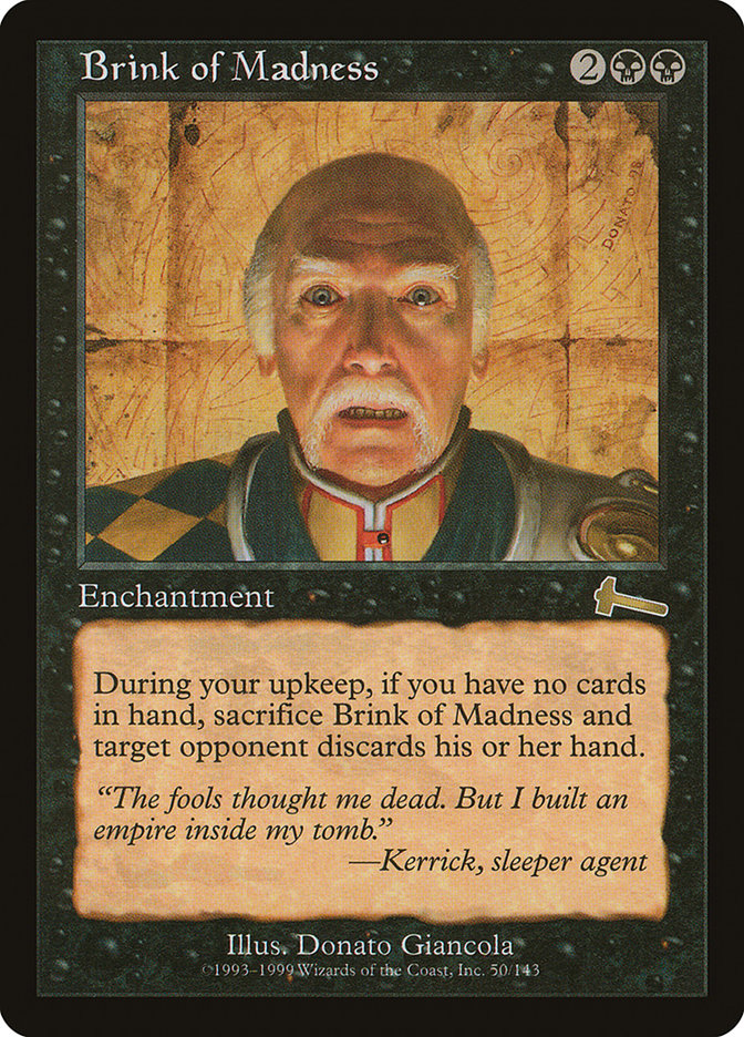 Brink of Madness 50/143 (Urza's Legacy)  - Foil | Good Games Morley