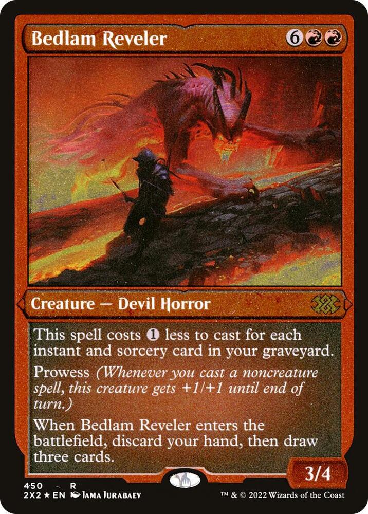 Bedlam Reveler Foil Etched 450 (Double Masters 2022)  - Foil | Good Games Morley