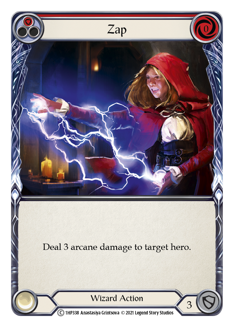 Zap (Red) [1HP338] (History Pack 1) | Good Games Morley