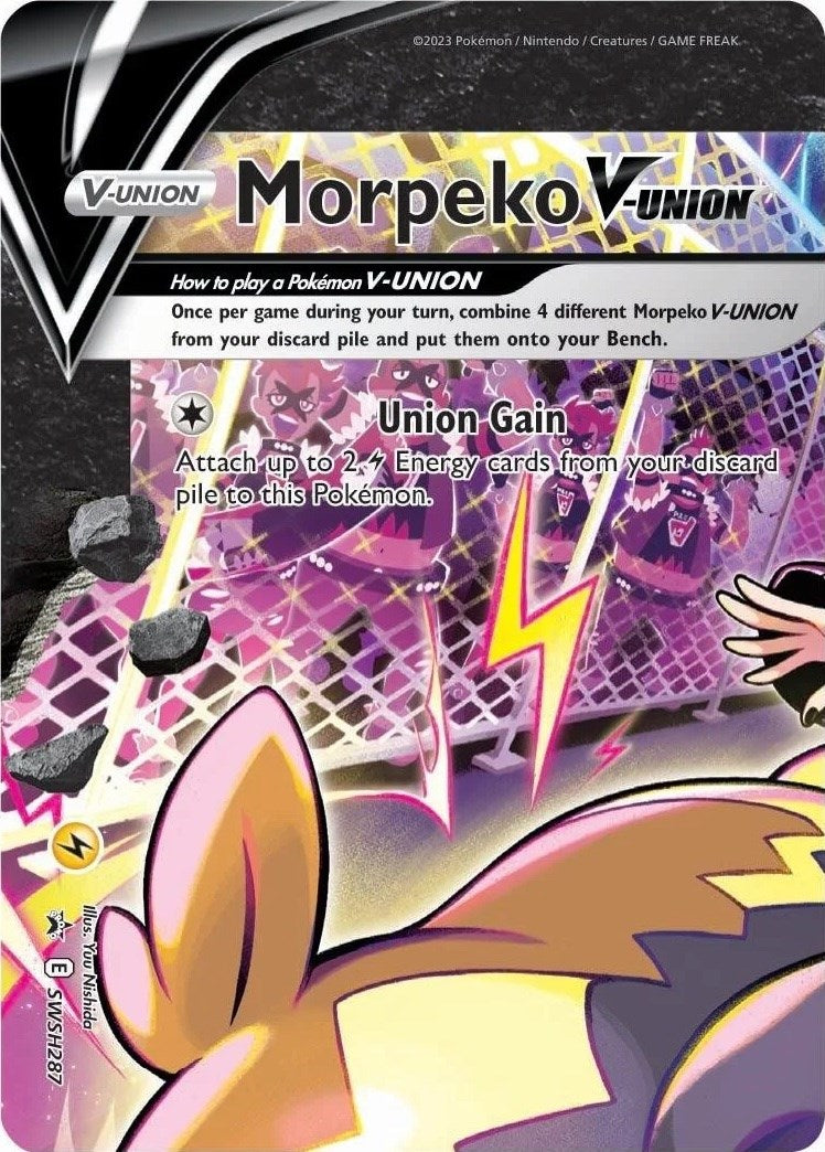 Morpeko V-Union (SWSH287) [Sword & Shield: Black Star Promos] | Good Games Morley