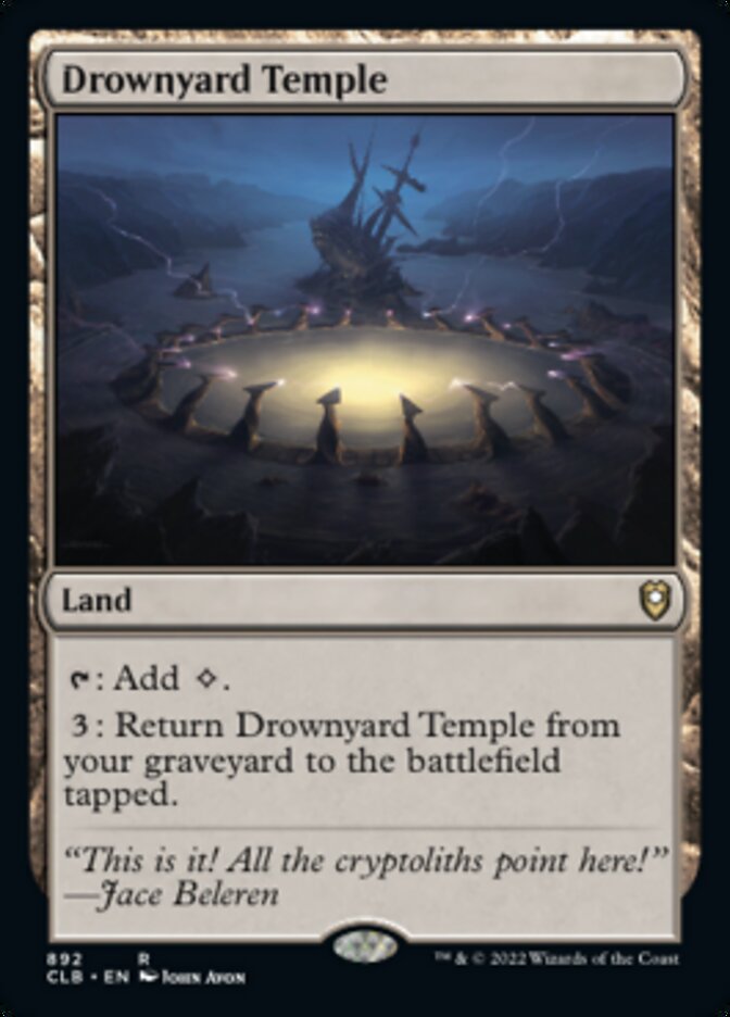 Drownyard Temple [Commander Legends: Battle for Baldur's Gate] | Good Games Morley