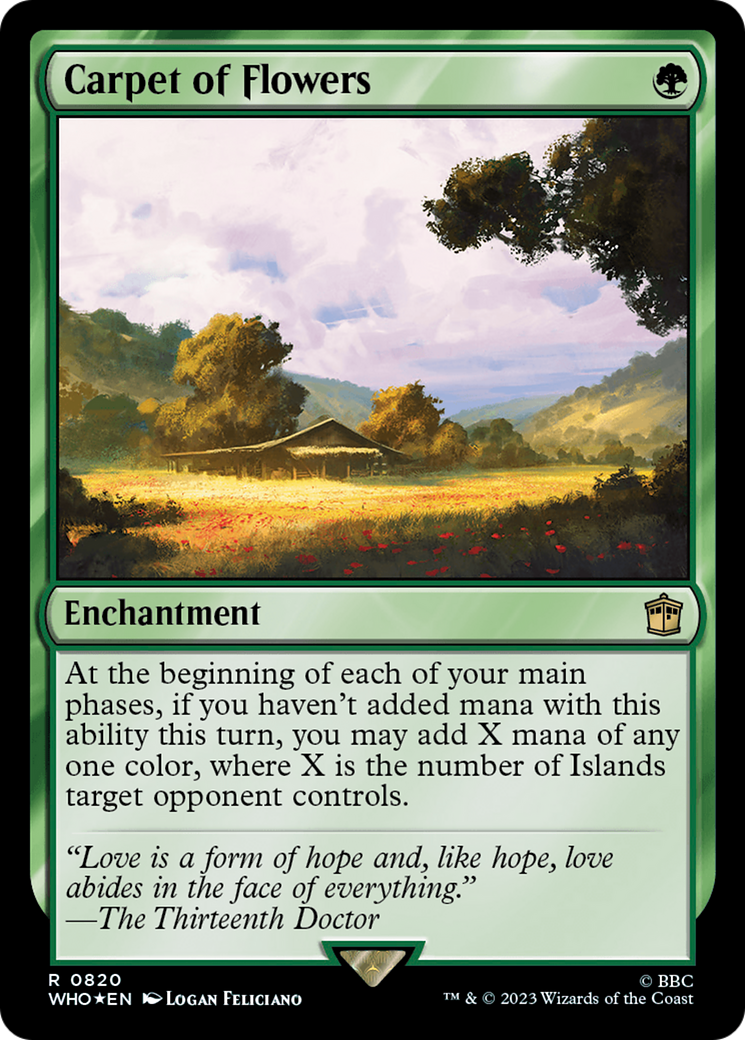 Carpet of Flowers (Surge Foil) [Doctor Who] | Good Games Morley