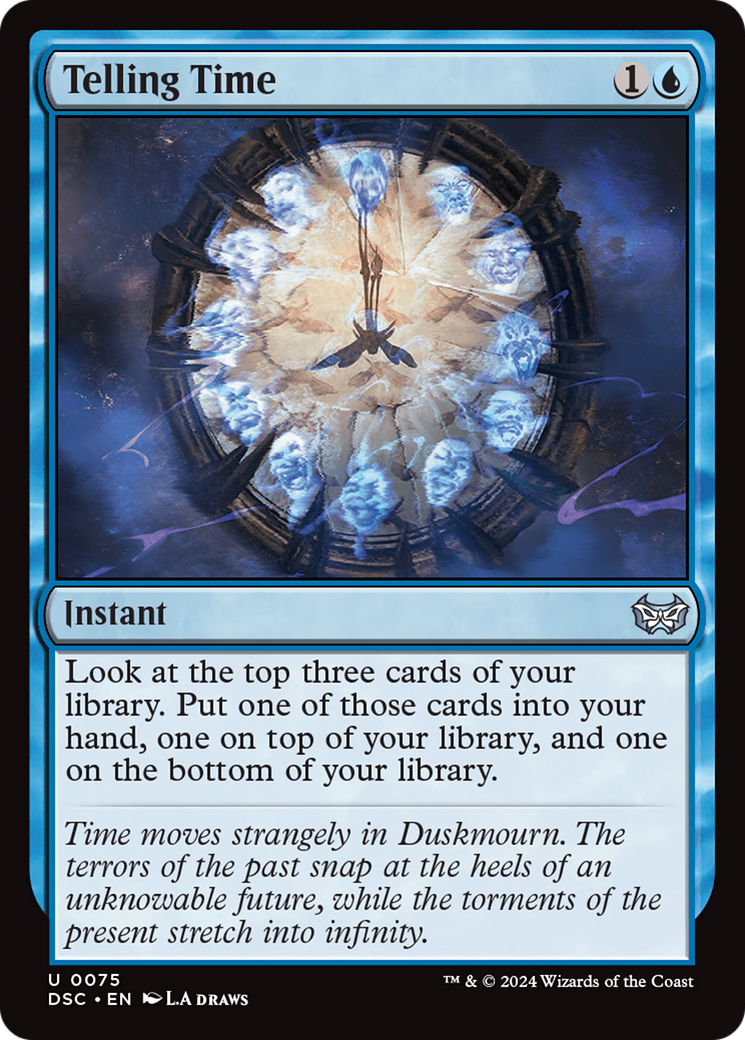 Telling Time [Duskmourn: House of Horror Commander] | Good Games Morley