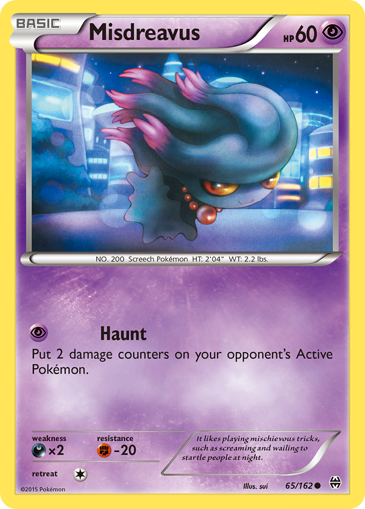Misdreavus (65/162) [XY: BREAKthrough] | Good Games Morley