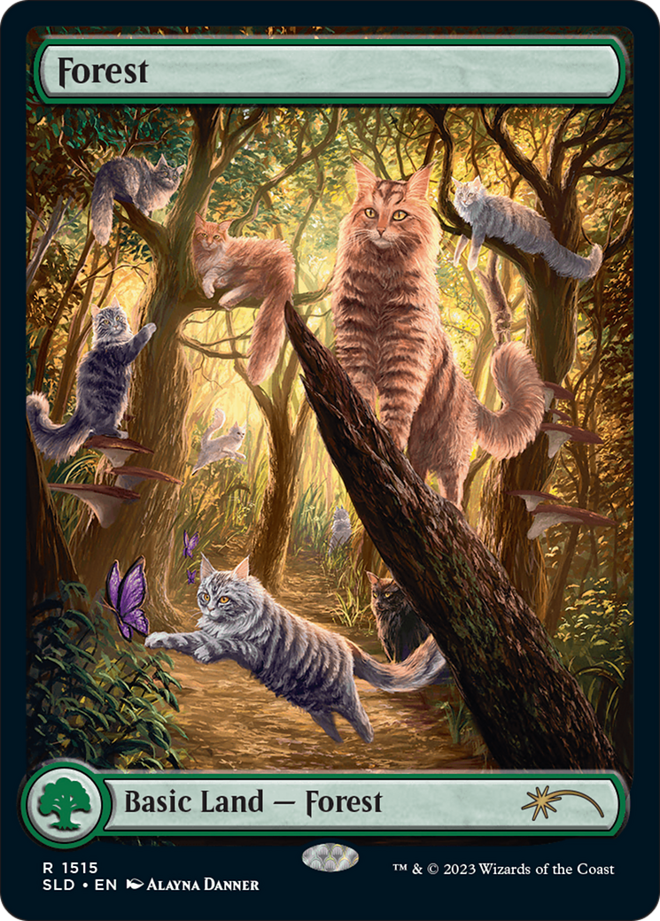 Forest (1515) [Secret Lair Commander Deck: Raining Cats and Dogs] | Good Games Morley