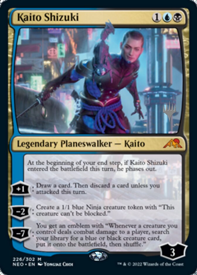 Kaito Shizuki (Promo Pack) [Kamigawa: Neon Dynasty Promos] | Good Games Morley