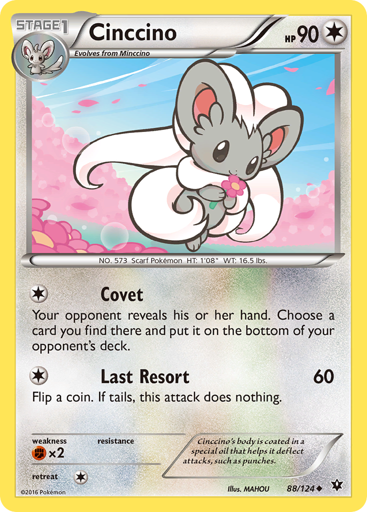 Cinccino (88/124) [XY: Fates Collide] | Good Games Morley