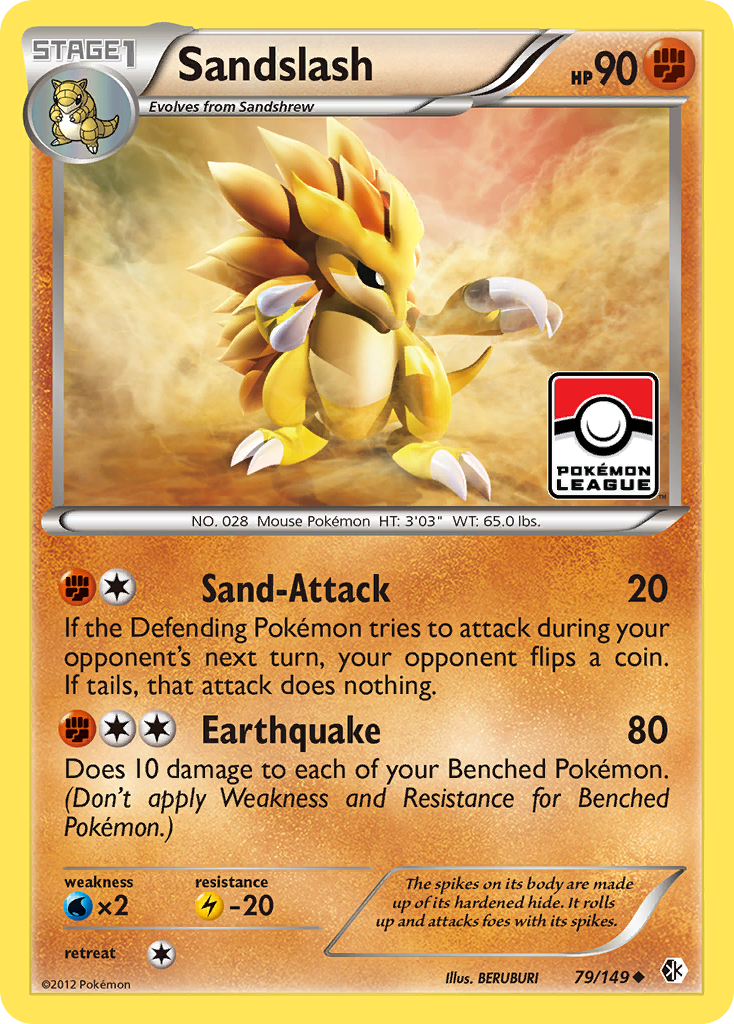 Sandslash (79/149) [Black & White: Boundaries Crossed] | Good Games Morley