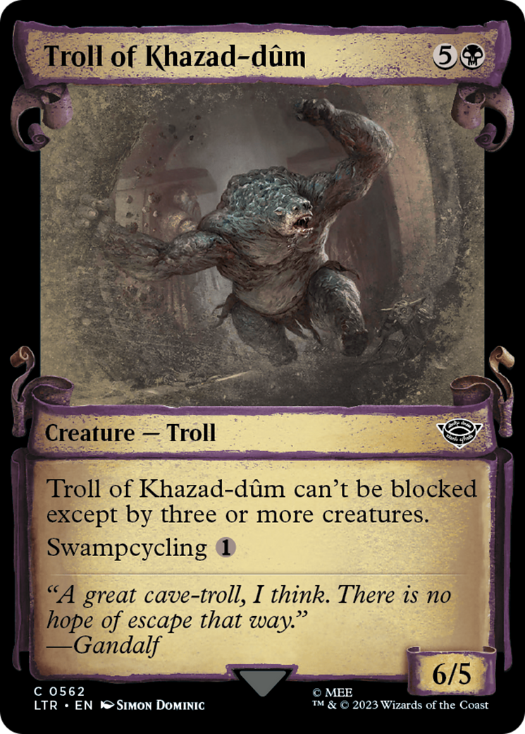 Troll of Khazad-dum [The Lord of the Rings: Tales of Middle-Earth Showcase Scrolls] | Good Games Morley