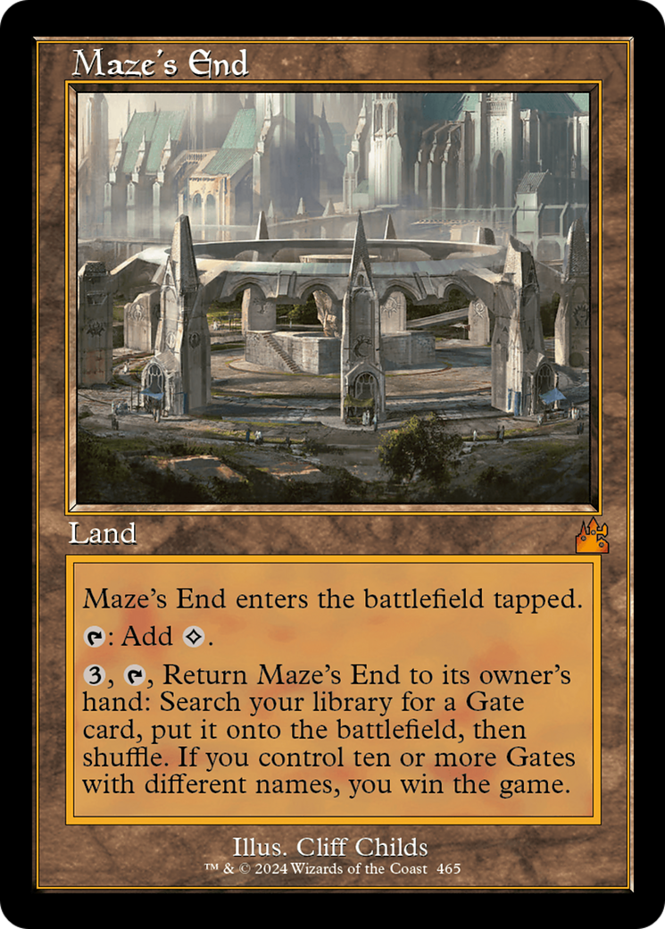 Maze's End (Retro Frame) [Ravnica Remastered] | Good Games Morley