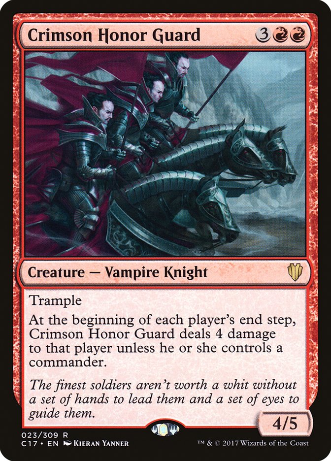 Crimson Honor Guard [Commander 2017] | Good Games Morley