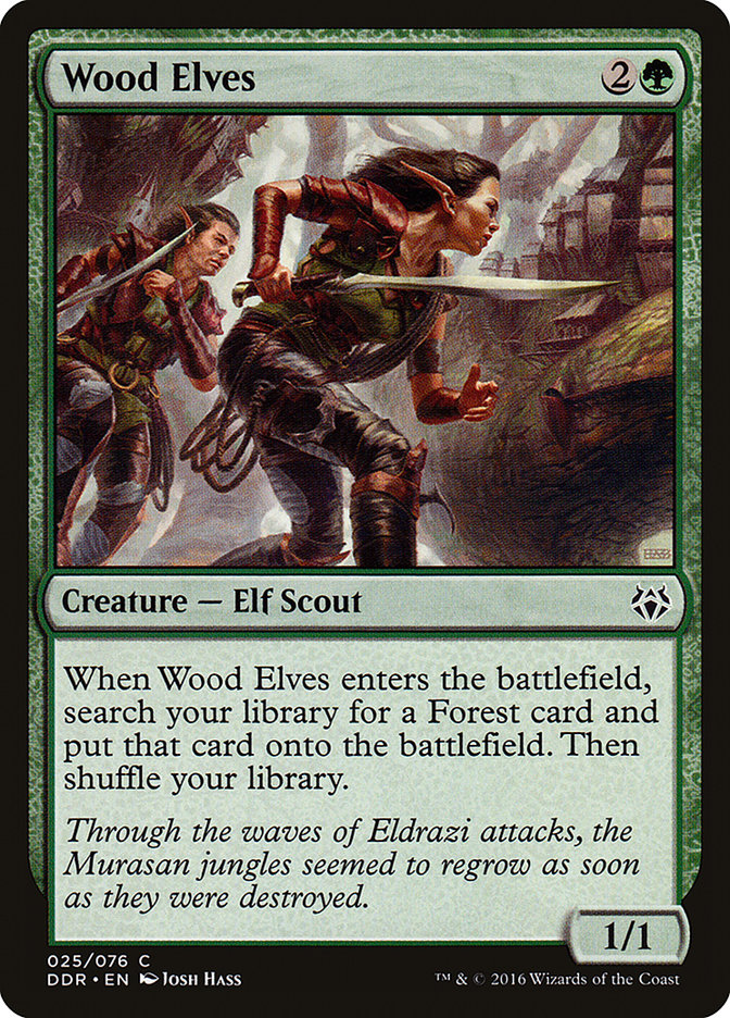 Wood Elves [Duel Decks: Nissa vs. Ob Nixilis] | Good Games Morley