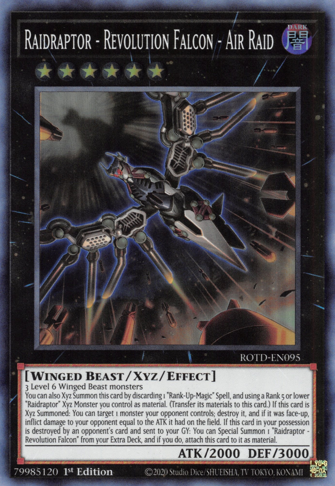 Raidraptor - Revolution Falcon - Air Raid [ROTD-EN095] Super Rare | Good Games Morley