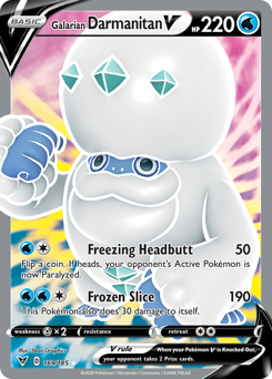 Galarian Darmanitan V (169/185) [Sword & Shield: Vivid Voltage] | Good Games Morley