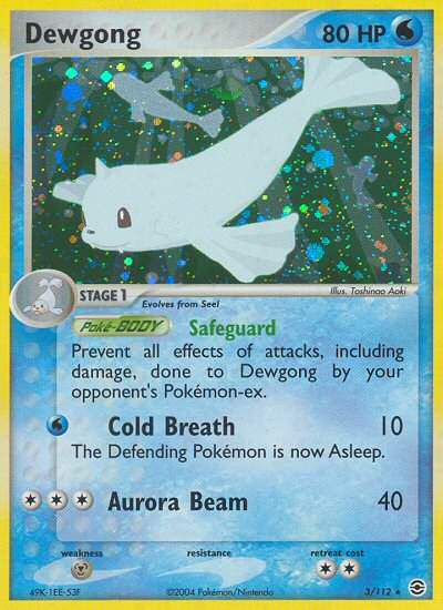 Dewgong (3/112) [EX: FireRed & LeafGreen] | Good Games Morley