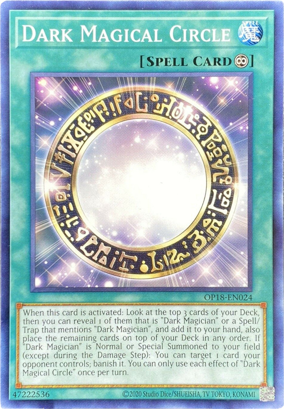 Dark Magical Circle [OP18-EN024] Common | Good Games Morley