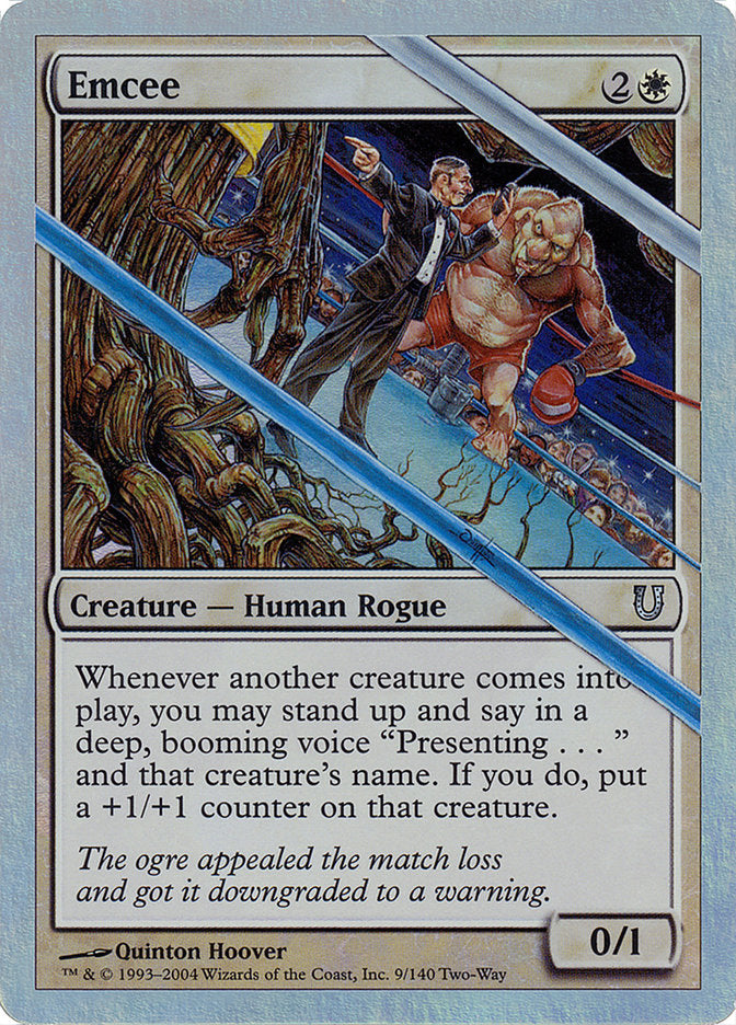 Emcee (Alternate Foil) [Unhinged] | Good Games Morley