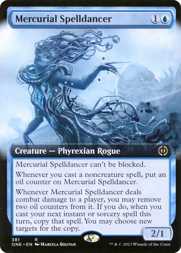 Mercurial Spelldancer (Extended Art) [Phyrexia: All Will Be One] | Good Games Morley