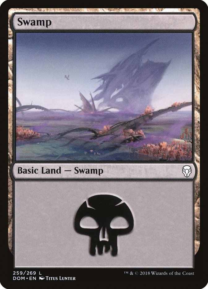 Swamp (259) [Dominaria] | Good Games Morley