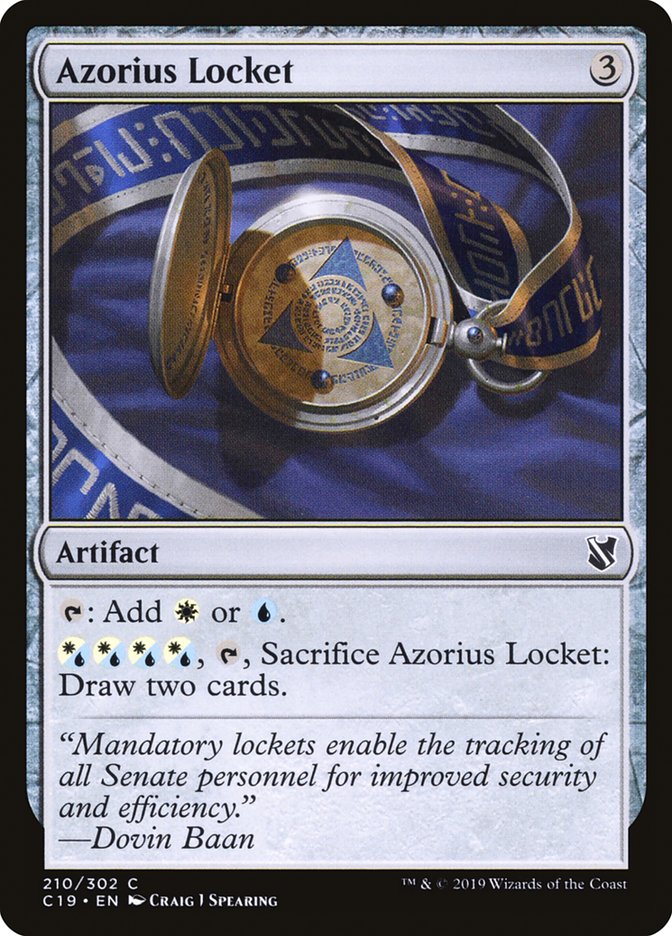 Azorius Locket [Commander 2019] | Good Games Morley