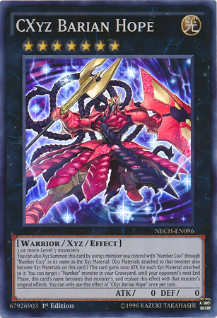 CXyz Barian Hope [NECH-EN096] Super Rare | Good Games Morley