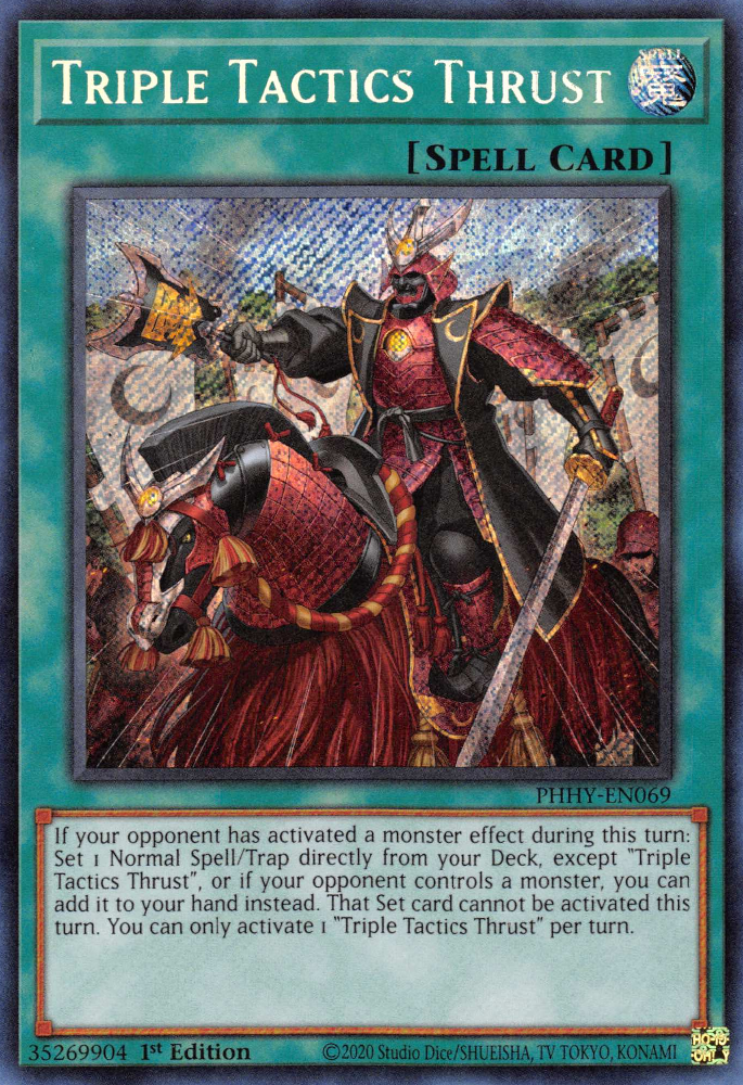 Triple Tactics Thrust [PHHY-EN069] Secret Rare | Good Games Morley