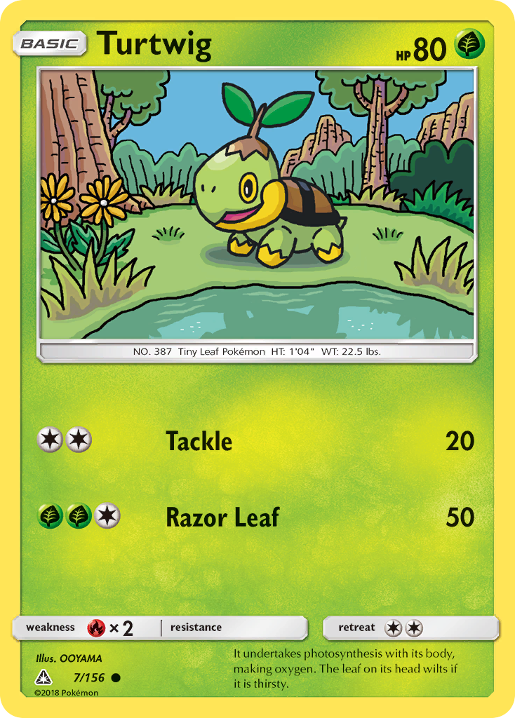 Turtwig (7/156) [Sun & Moon: Ultra Prism] | Good Games Morley