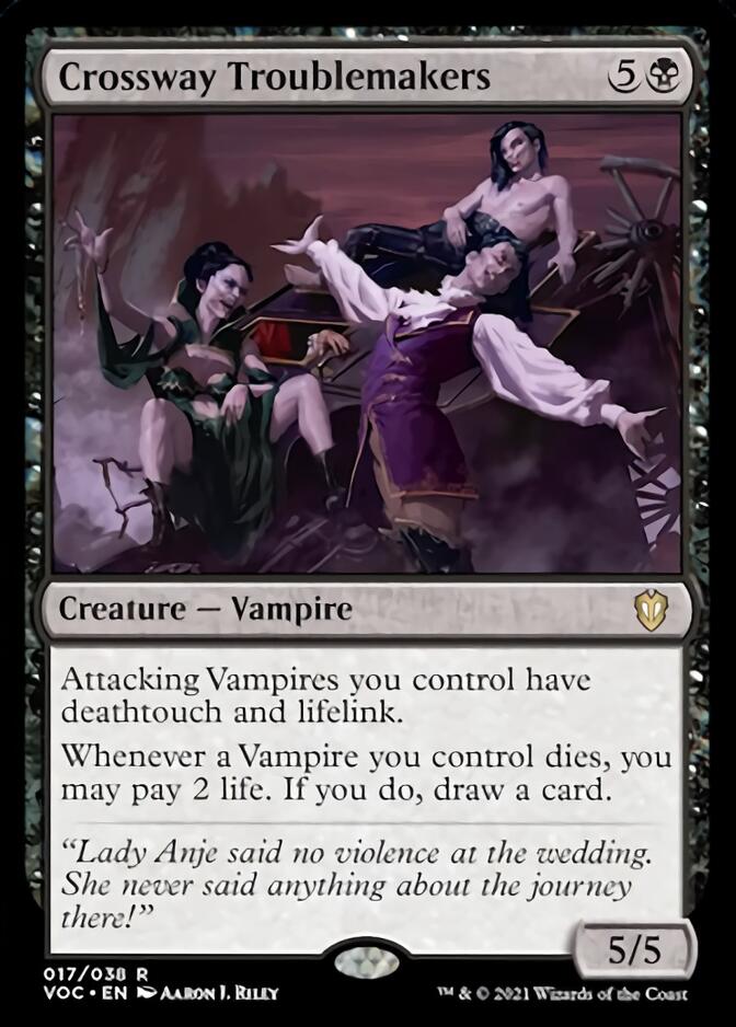 Crossway Troublemakers [Innistrad: Crimson Vow Commander] | Good Games Morley