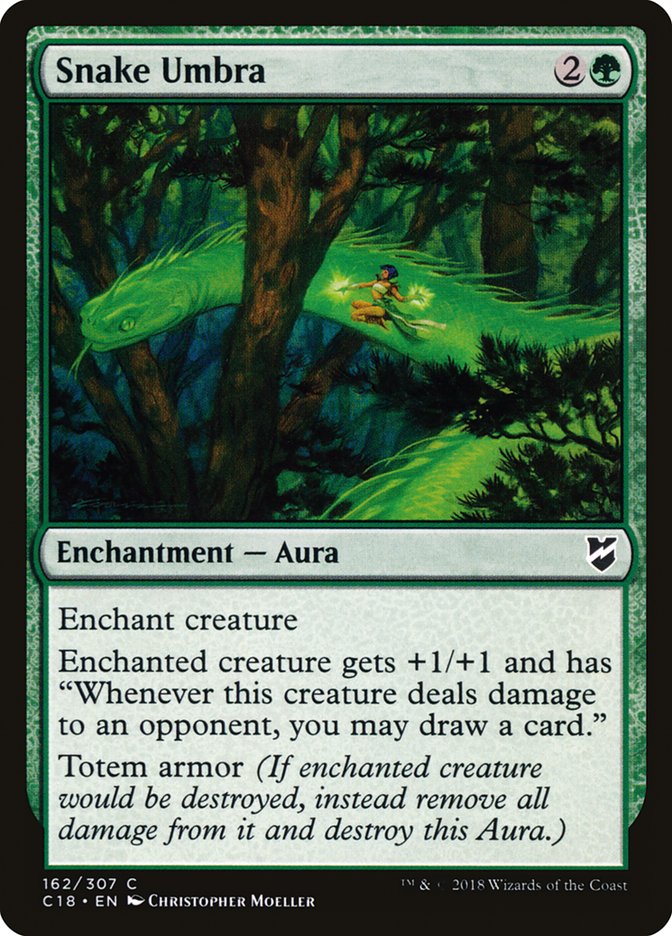 Snake Umbra [Commander 2018] | Good Games Morley