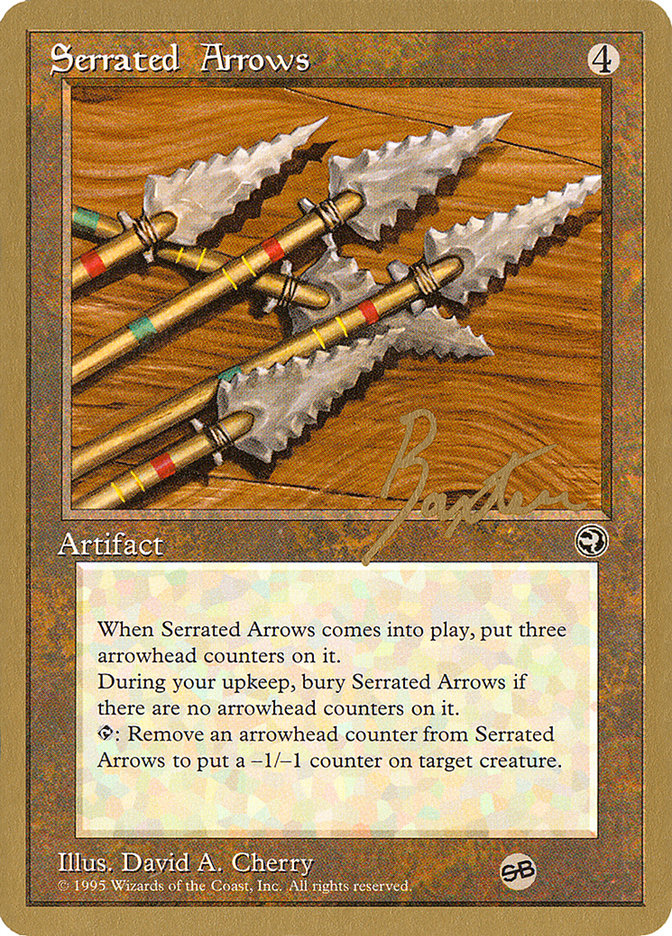 Serrated Arrows (George Baxter) (SB) [Pro Tour Collector Set] | Good Games Morley