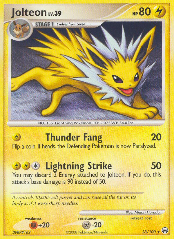 Jolteon (23/100) [Diamond & Pearl: Majestic Dawn] | Good Games Morley