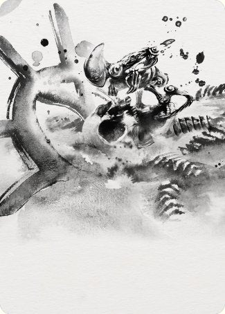 Myr Convert Art Card [Phyrexia: All Will Be One Art Series] | Good Games Morley