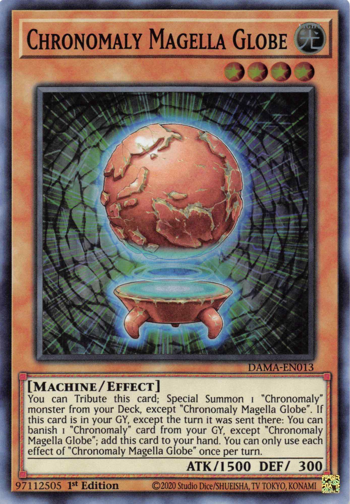 Chronomaly Magella Globe [DAMA-EN013] Super Rare | Good Games Morley