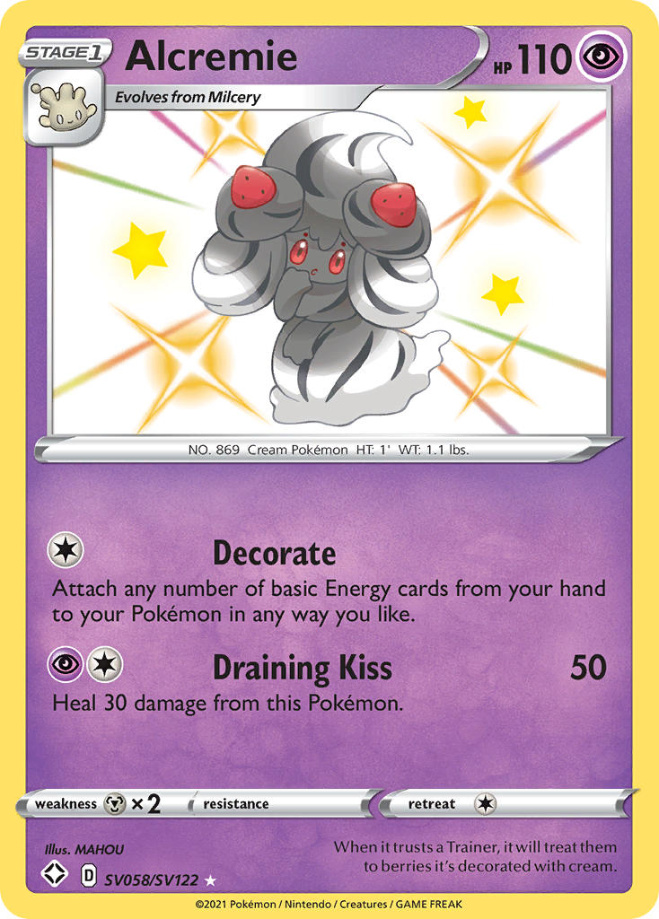 Alcremie (SV058/SV122) [Sword & Shield: Shining Fates] | Good Games Morley