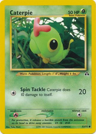 Caterpie (53/75) [Neo Discovery Unlimited] | Good Games Morley