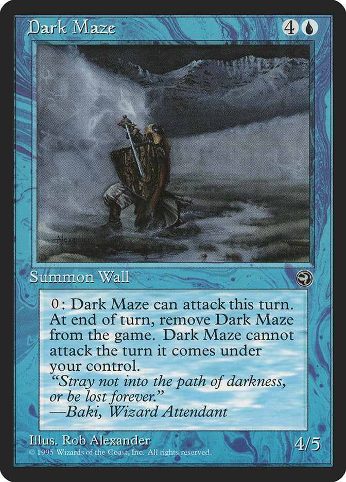 Dark Maze (Baki Flavor Text) [Homelands] | Good Games Morley