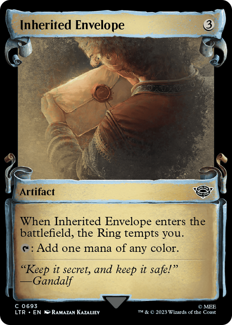 Inherited Envelope [The Lord of the Rings: Tales of Middle-Earth Showcase Scrolls] | Good Games Morley