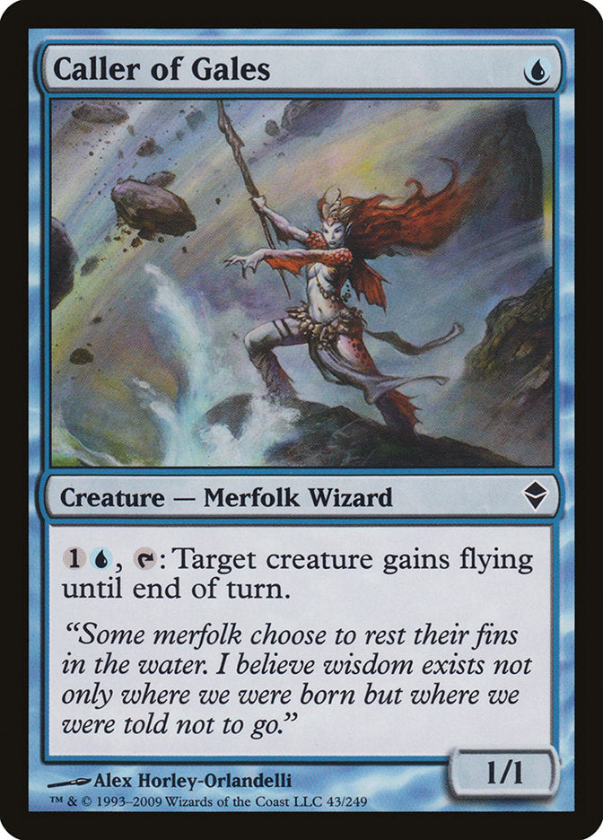 Caller of Gales [Zendikar] | Good Games Morley