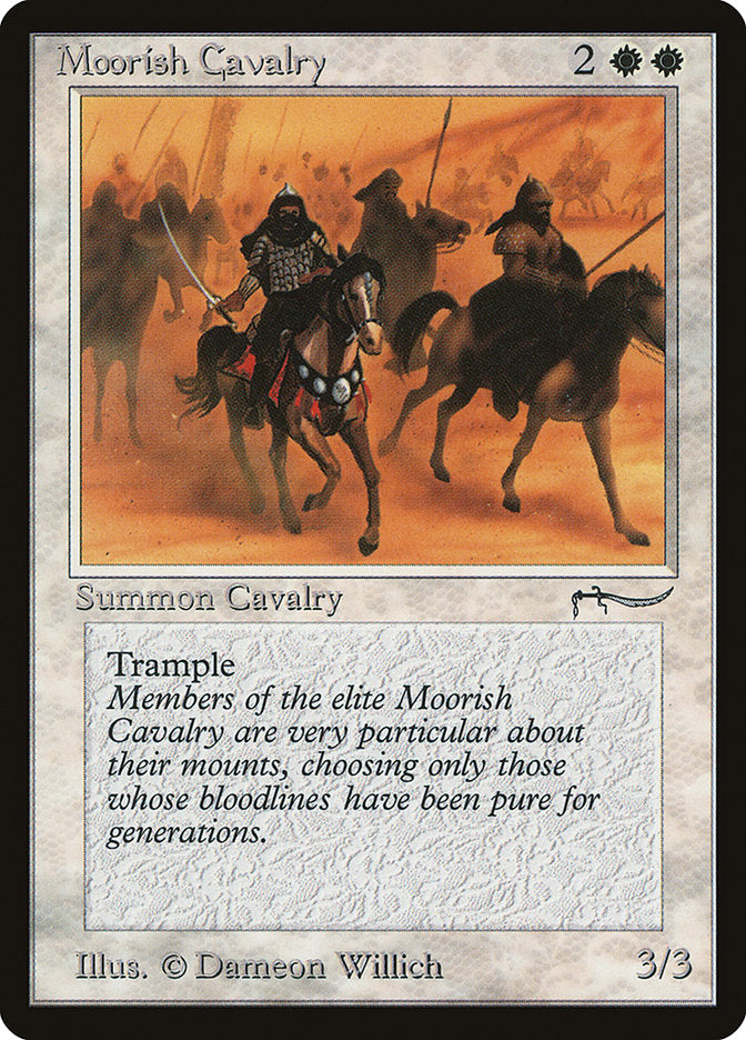 Moorish Cavalry (Light Mana Cost) [Arabian Nights] | Good Games Morley