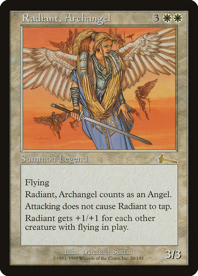 Radiant, Archangel [Urza's Legacy] | Good Games Morley