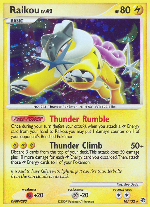 Raikou (16/132) [Diamond & Pearl: Secret Wonders] | Good Games Morley
