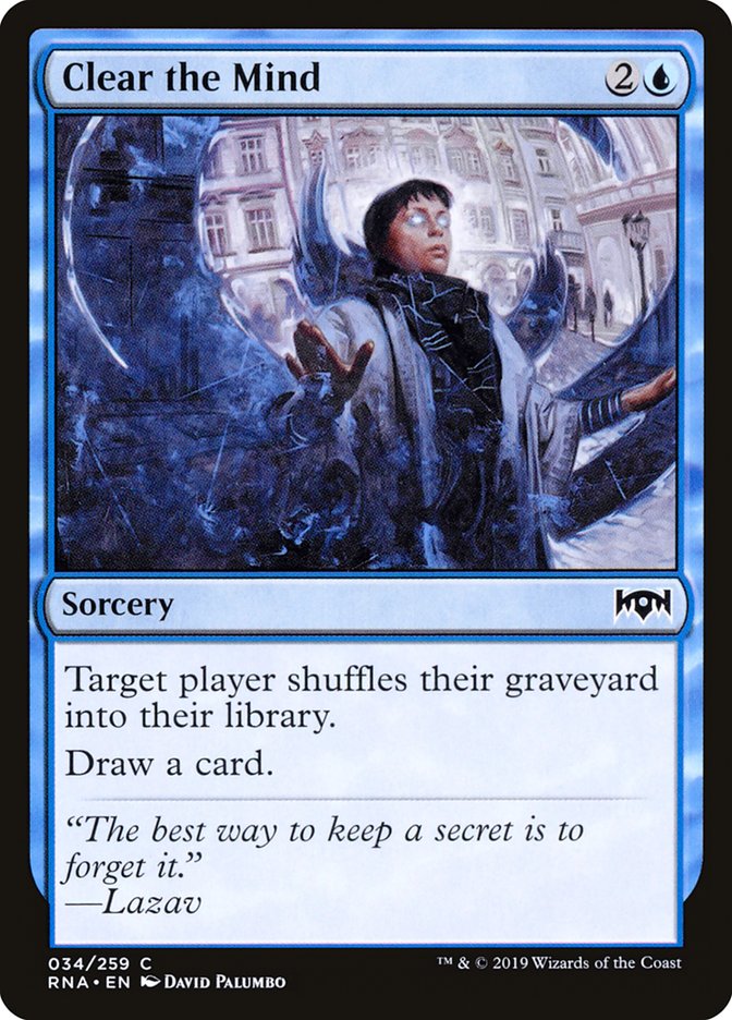 Clear the Mind [Ravnica Allegiance] | Good Games Morley