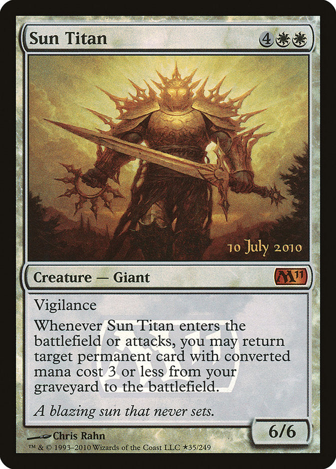 Sun Titan [Magic 2011 Prerelease Promos] | Good Games Morley