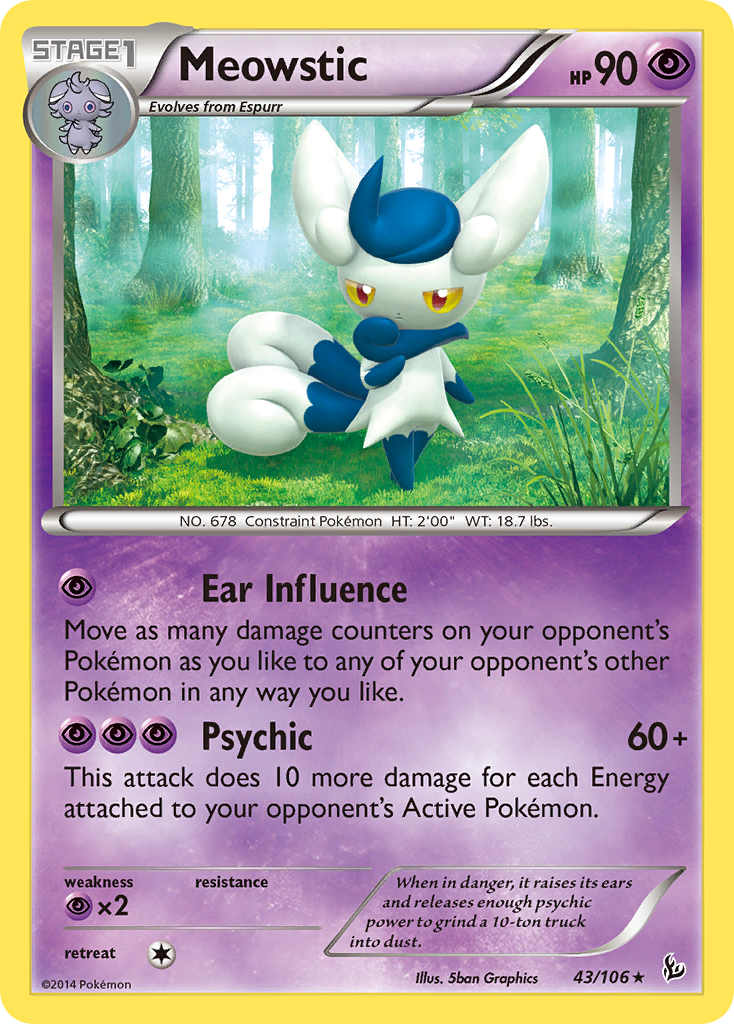 Meowstic (43/106) [XY: Flashfire] | Good Games Morley