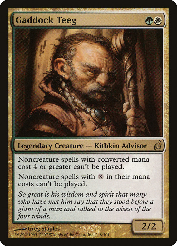 Gaddock Teeg [Lorwyn] | Good Games Morley