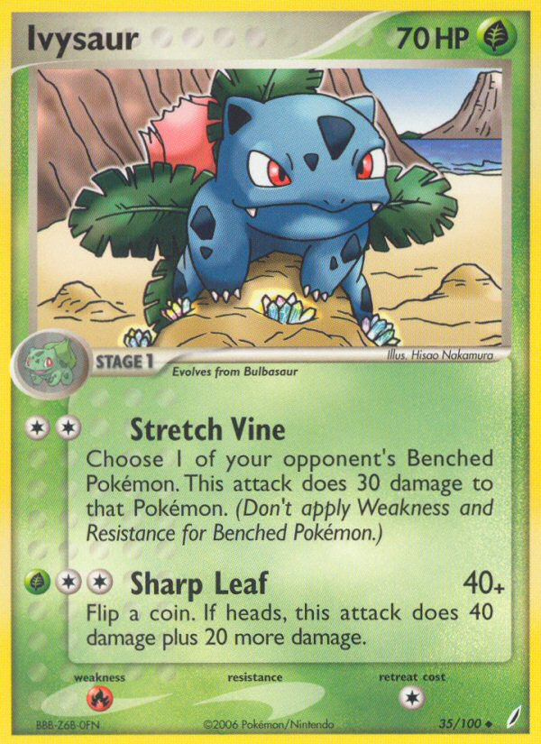 Ivysaur (35/100) [EX: Crystal Guardians] | Good Games Morley
